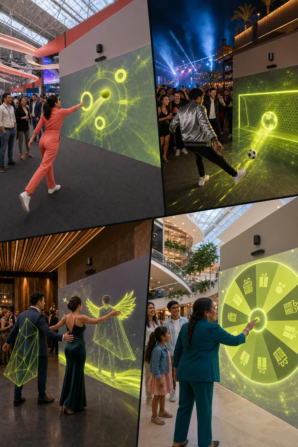 Activaciones interactivas en feria, concierto y evento de marca